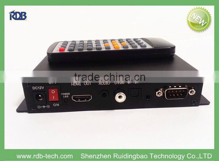 Rdb 2014 New collection High definition HDMI & Opticaloutput RS232 Control motion sensor advertising multimedia players
