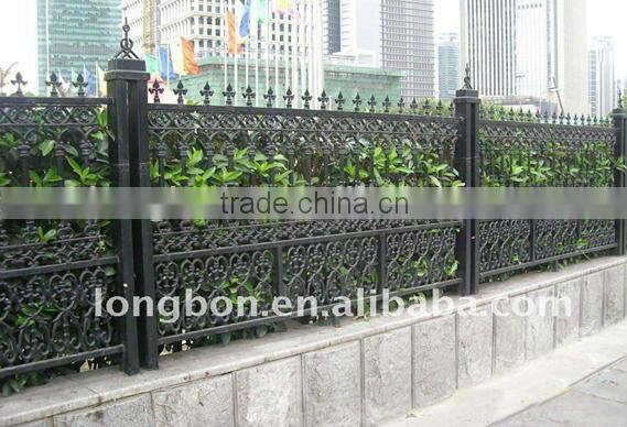 2012 Top-selling modern hand made iron fence ornaments