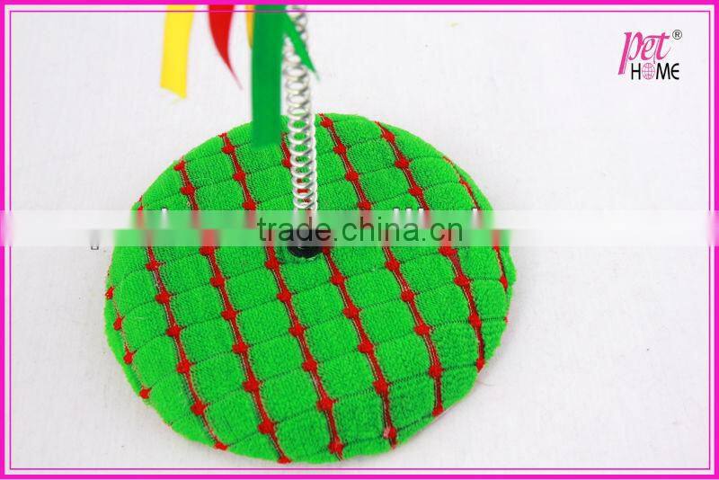 2013 cat scratcher cat toy with fur base