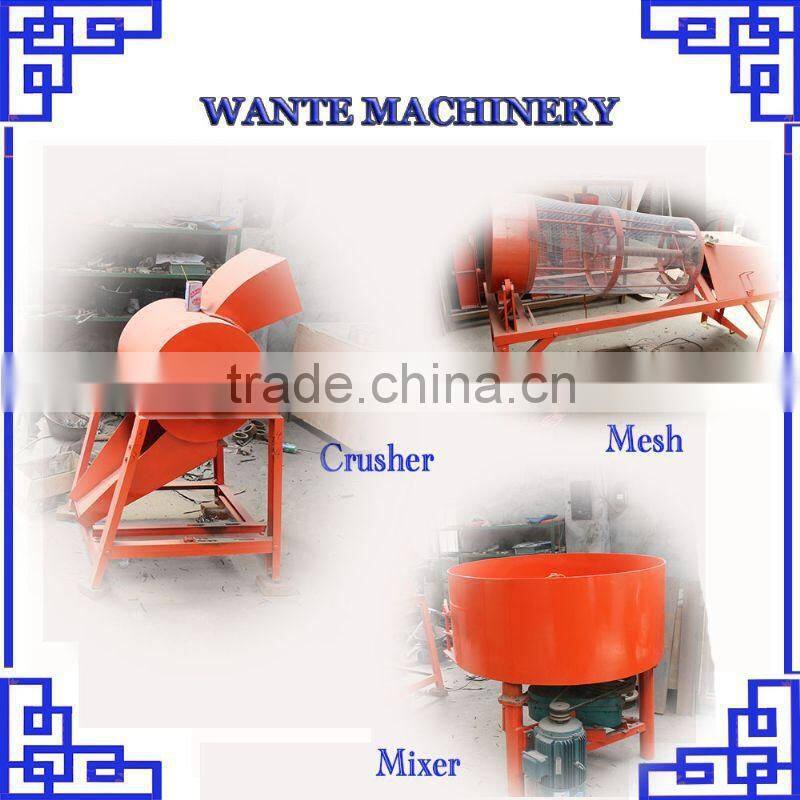 WT2-10 brazil interlocking paver brick making machine in south afric