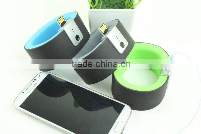 New wrist charger power case with 8G memory for moblie wrist charger