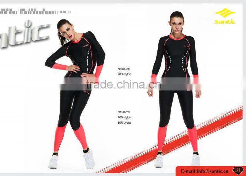 2015 Women Compression Firness t-suit,Gym wear