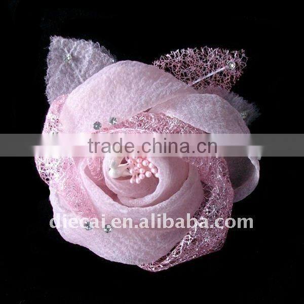 pink soft fashion washable handmade brooch