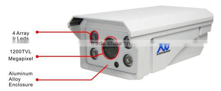 Analog High Speed 1200TVL Cameras Of Security with Waterproof Housing
