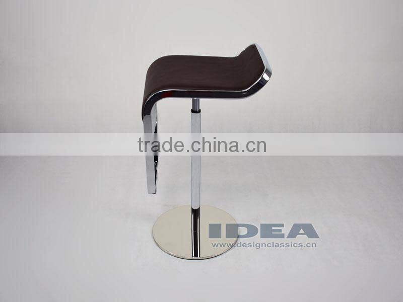 Replica LEM Piston Stool - Dark Brown Leather