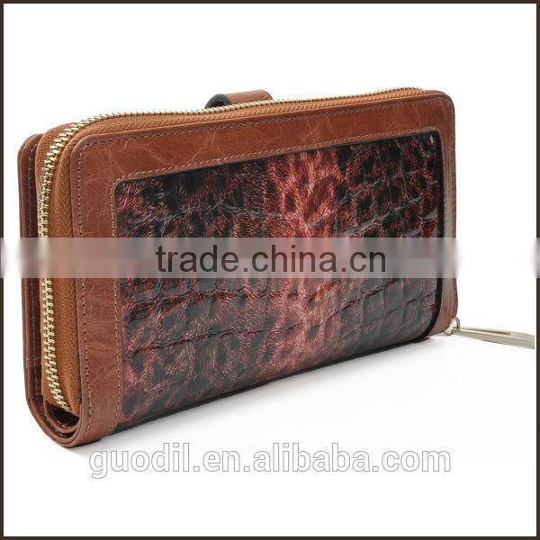 Long Style Genuine Leather Wallet For Women And Men