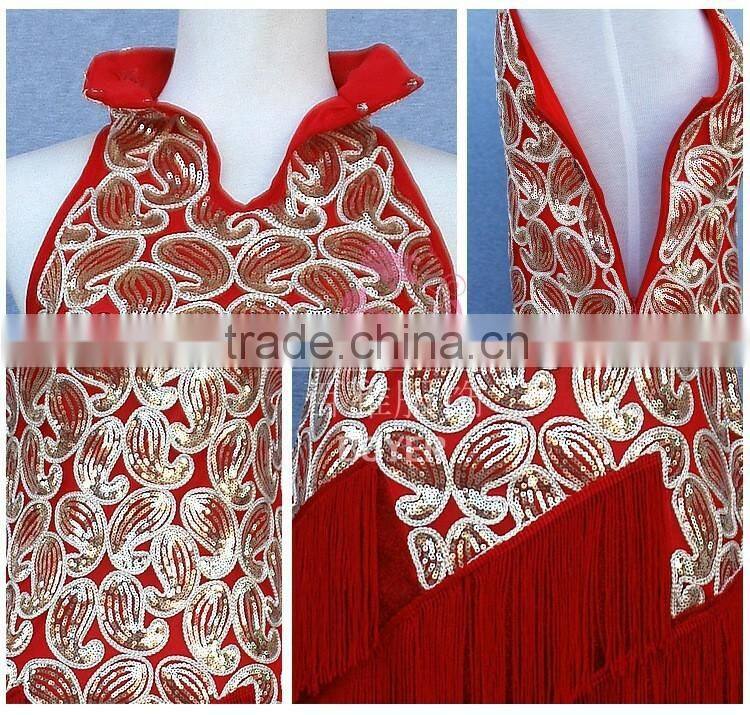 2016 New Arrivals Cheap Latin Dance Costumes Skirt for Women Sexy Latin Ballroom Dress for Sale