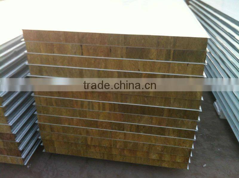 best price rock wool sandwich panel for wall