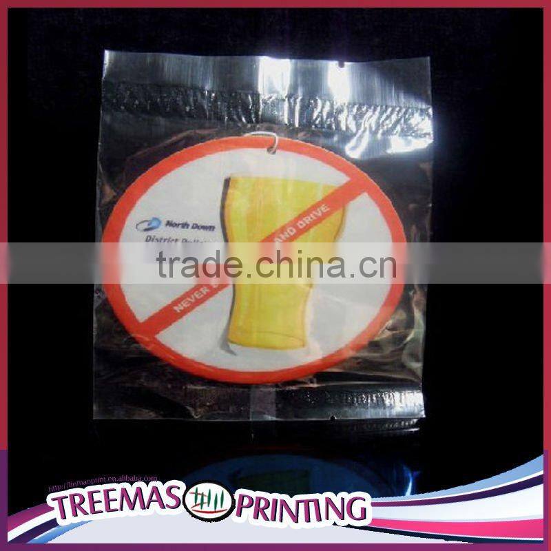 Customized words paper card crafts for promotion with long lasting fragrance