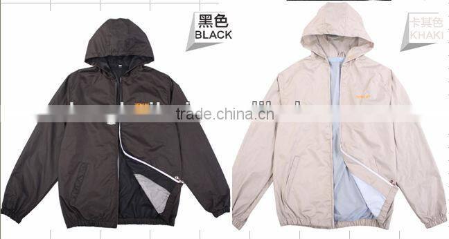ultra light waterproof ployester windbreak softshell jacket