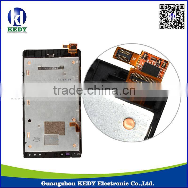 Original LCD with Digitizer Assembly ,Touch Screen Digitizer for Nokia Lumia 920 Display with Frame