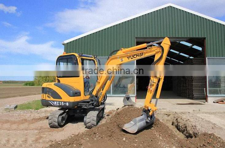 Earth Moving Type 4 Ton Bobcat Mini Excavator Parts