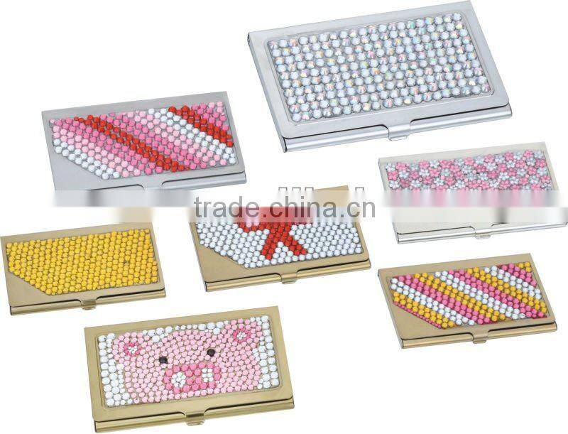 bling diamond business card holder for promotional