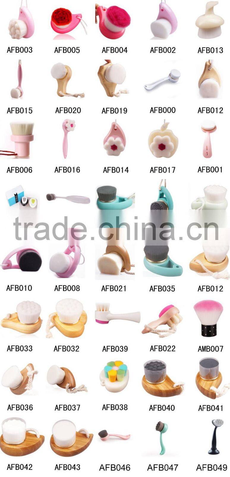 Colored new rubber paint andor sonic face brush