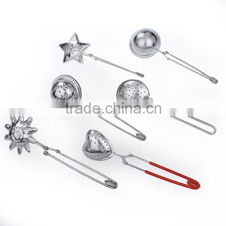 stainless steel tea strainer,tea infusers with handle