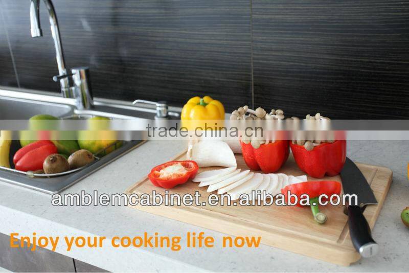 PVC Membrane faced MDF kitchen cabinet