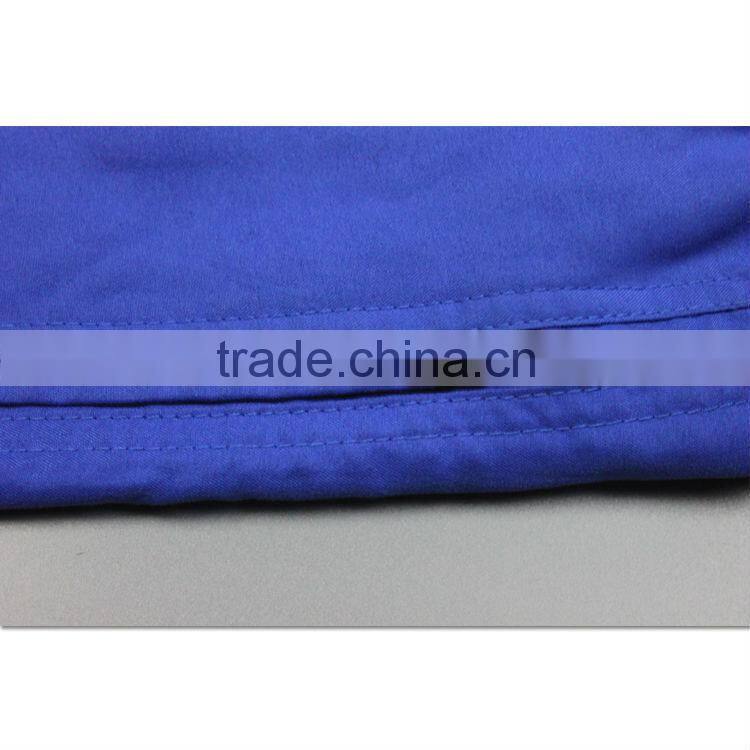 Custom design your own blank blue polyester surf shorts