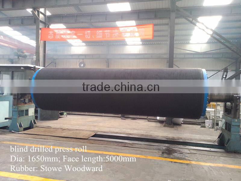 paper machine rubber press roll