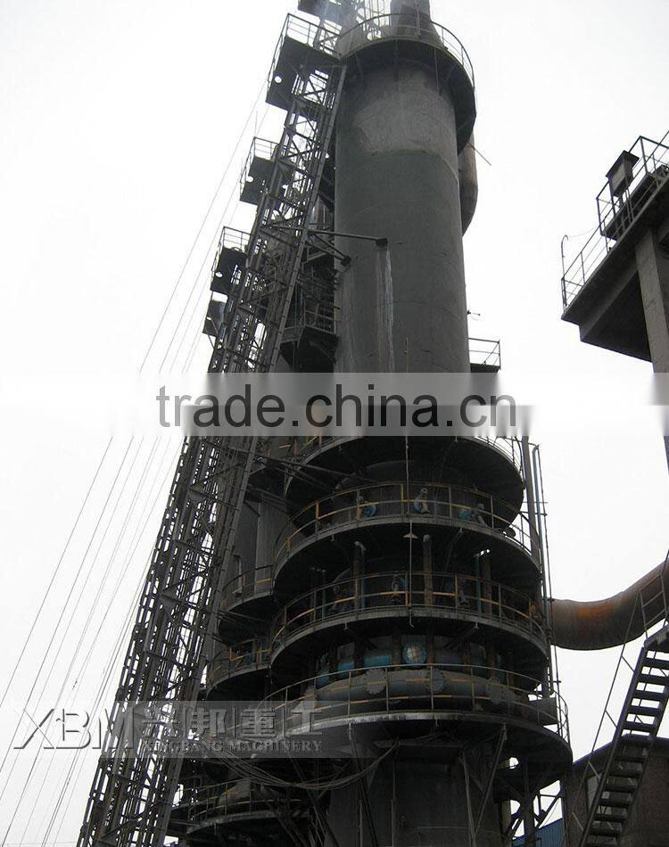 China lime calcination vertical kiln
