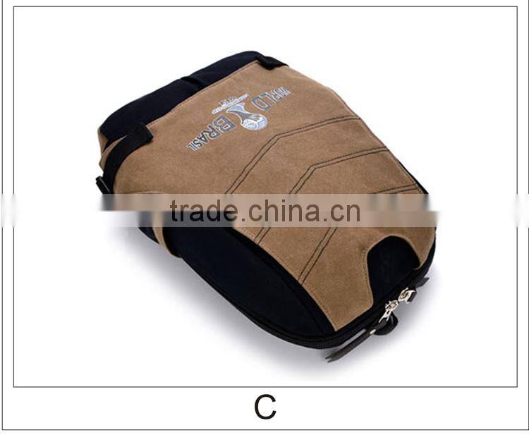 2014 multiple color waxed canvas backpack, icarly school backpack in Guangzhou