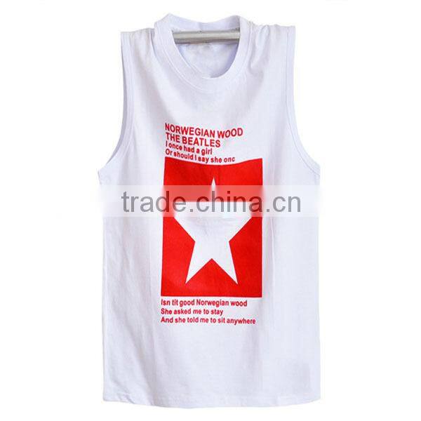 Hot ! 2014 New Design Cheap Wholesale Mens Cotton Tank Tops (lyt-04000262)