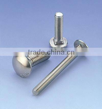 Round head stainless steel carriage bolt