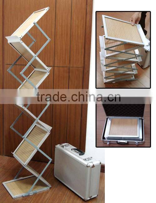 A4 aluminium Portable Literature holders Rack from china