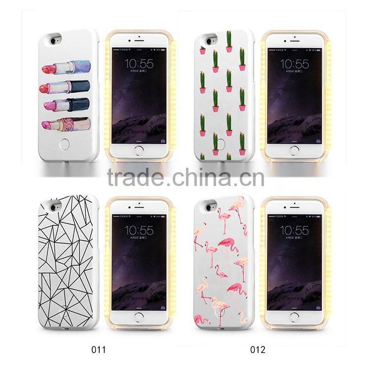 3d printer manufacturer china high quality LED lumee pc phone case for iphone 6s 7 for huawei P9 for iphone 7 for samsung S7