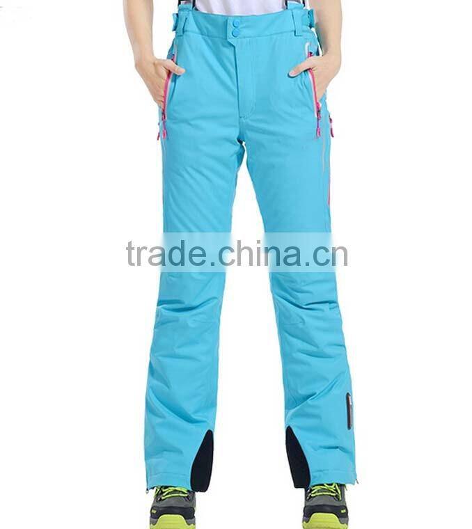Custom High Quality Women Waterproof Ski Trousers