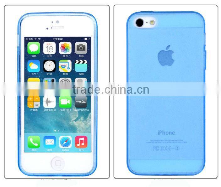 Sample Free!! Wholesale High Quaity Soft Plastic Phone Case For iPhone 5S 5C &Samsung S5 S4