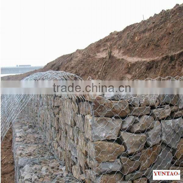 Galvanized Hexagonal Wire Mesh Gabion Box