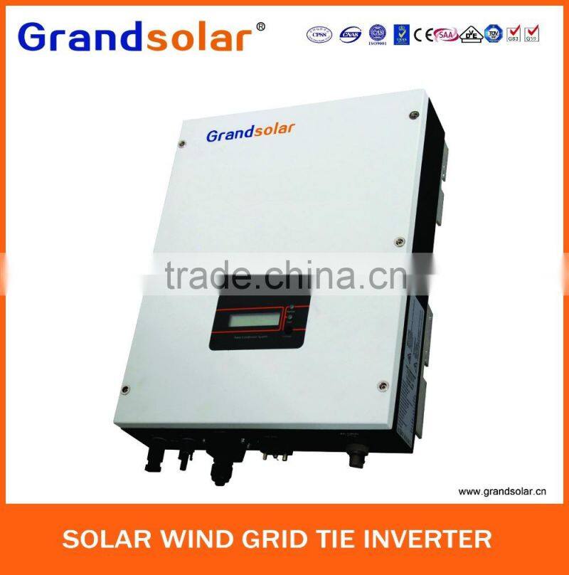 GRID TIE INVERTER 110VAC/120VAC/220VAC/230VAC/240VAC 50HZ 60HZ SINGLE PHASE ON GRID INVERTER 5KW