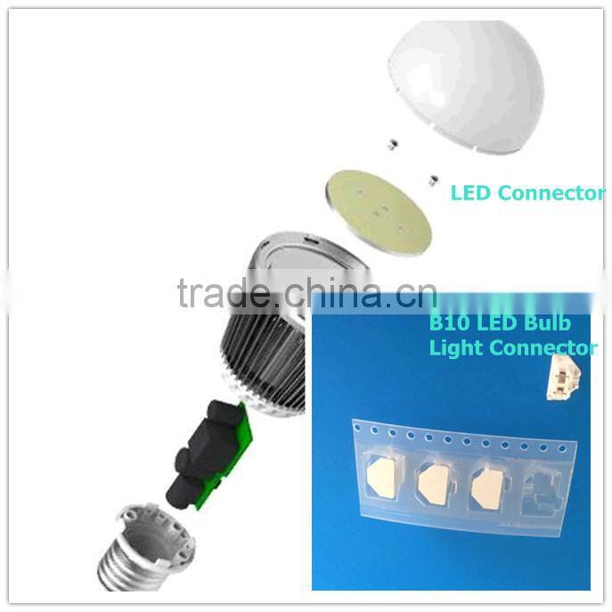 Hot sales pcb edge led bulb connectors suit for 1.0 /1.2 printed circuit boards