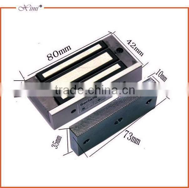 Single electromagnetic 60kg mini lock electronic magnetic lock 100Lbs EM lock XM-M60