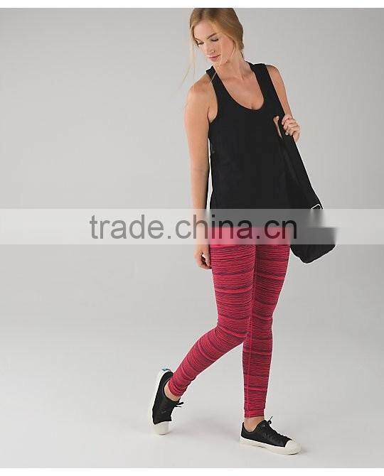 Custom popular style breathable yoga pants for women in fitness sportswear hot sale in 2016