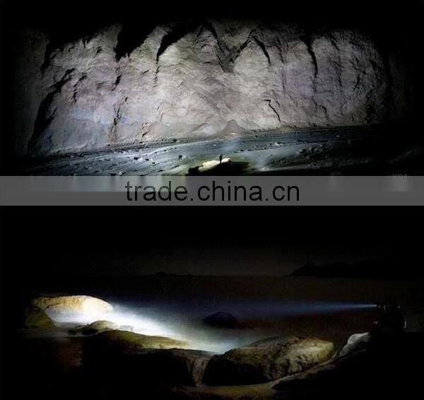 V5-858 High Quality XM-L T6 led High Power Torch Zoomable most powerful flashlight