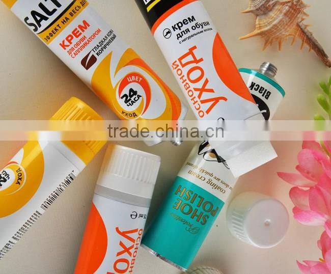 Newest factory sale collapsible cosmetic aluminum tube for packaging