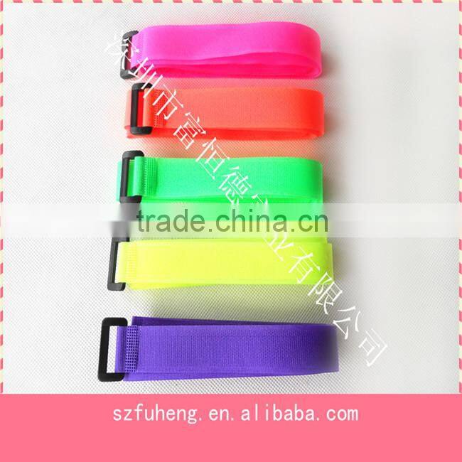 hook loop strap with logo