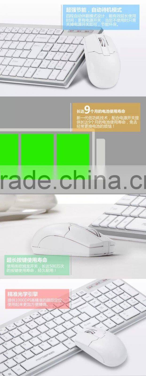 2.4G Wireless keyboard and mouse combo/suit in the coming year 2015