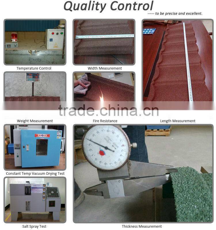 concrete roofing tiles sand coated/Color stone coated metal roofing sheets/low Classic stone coated steel roofing tile roof cost