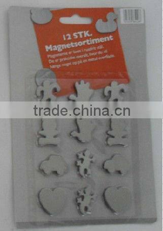 stainless steel fridge magnet