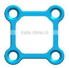 1.5mm Square-shaped orthopedic implant mini plate