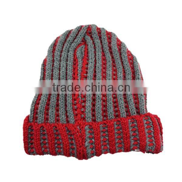 Red color Women's Kendall Beanie Knit Hat