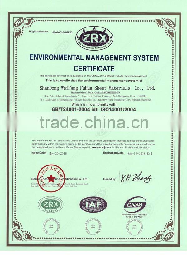 Environmental friendly PP+PE+PP 3 layers waterproofing and breathable membrane