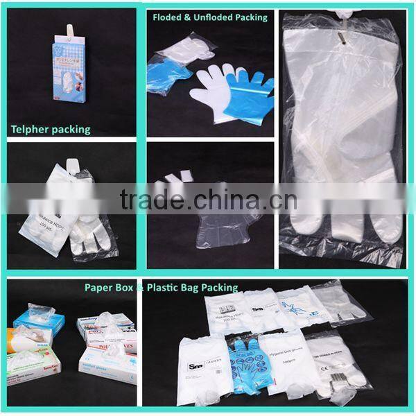 2015 canton fair hot sale new arrival blue working gloves