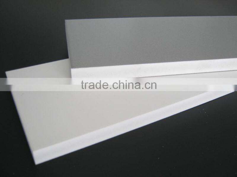 white waterproof plastic pvc foam board for bathroom cabinet