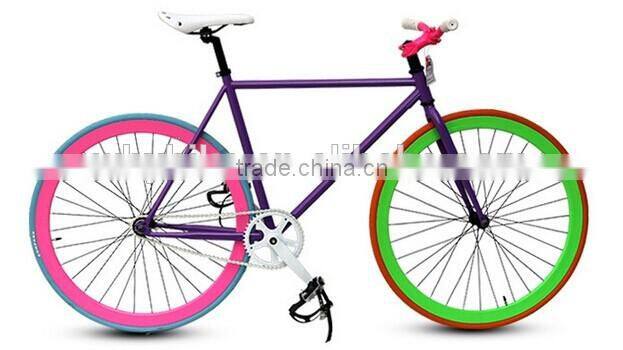 Road bike Fixed gear bike Single speed bicycle fixie bike aluminum fixed gear frame