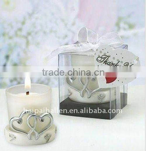 Rose ball shaped Candle in Gift Box for wedding favors