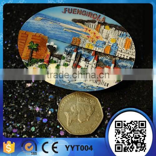 custom poly resin fruit fridge magnet