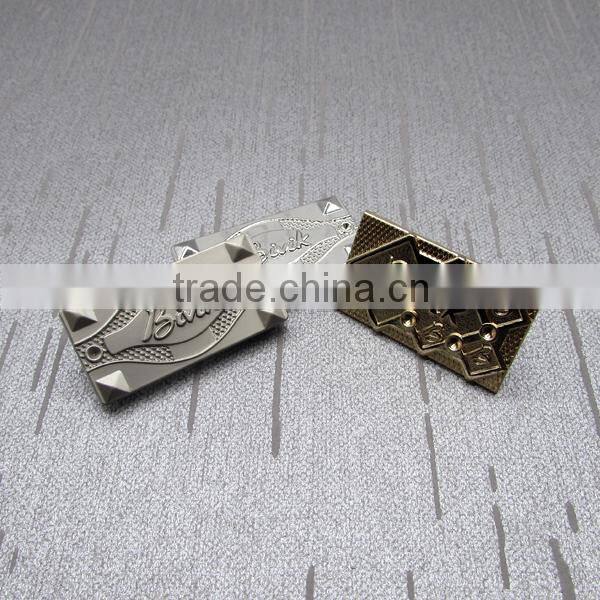 Different Color Handle Metal Plate For Bag